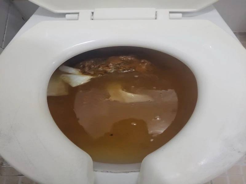 영통 변기막힘 작업사례 6